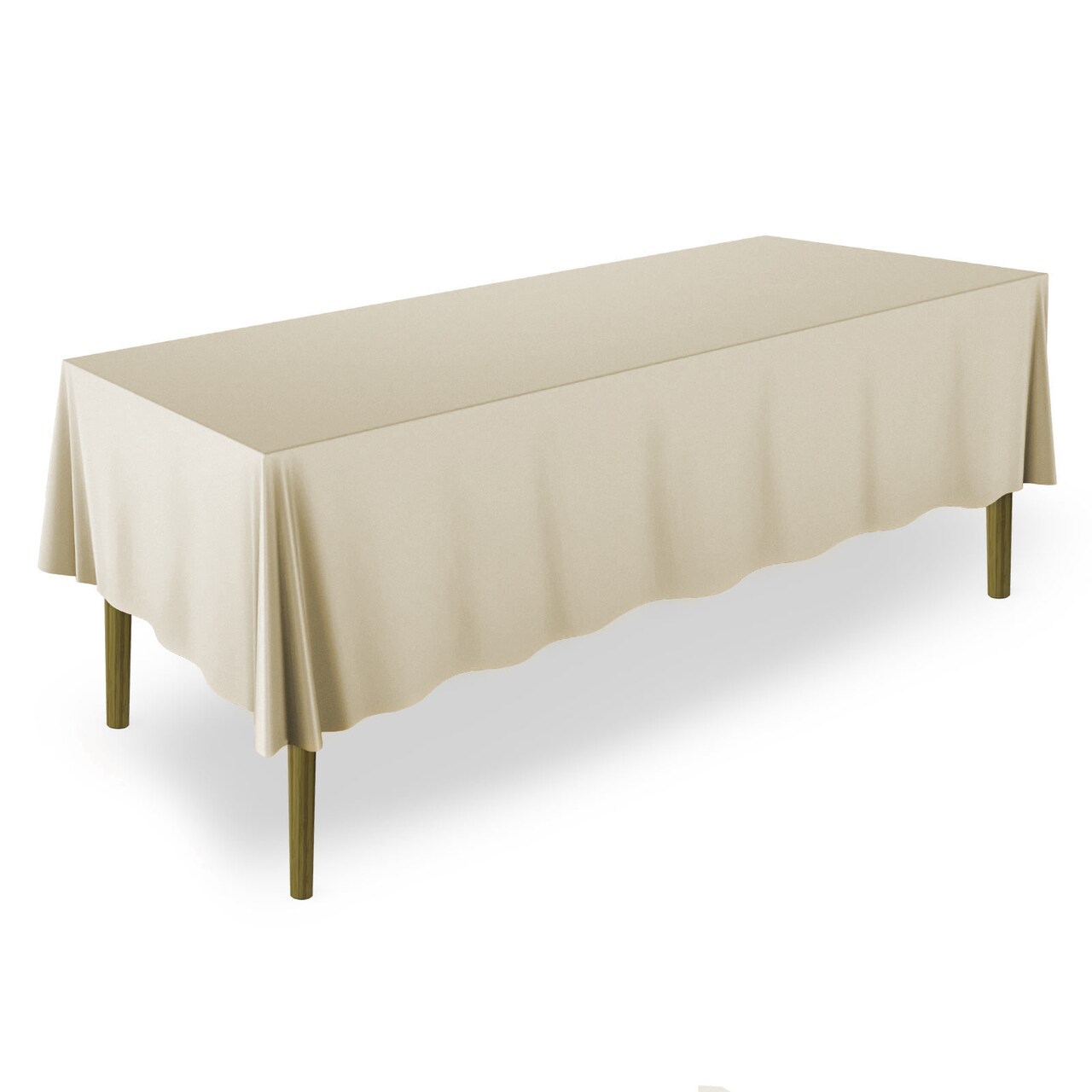 Lann's Linens - Premium Tablecloth for Wedding / Banquet / Restaurant - Rectangular Polyester Fabric Table Cloth